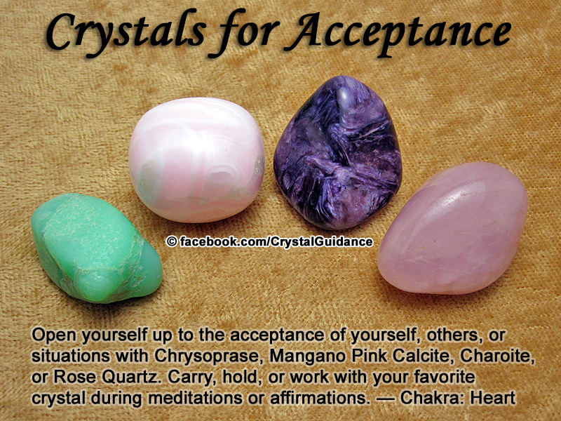 Crystals for Acceptance