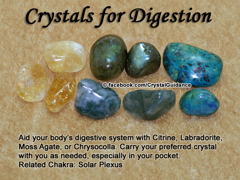 Crystals for Digestion