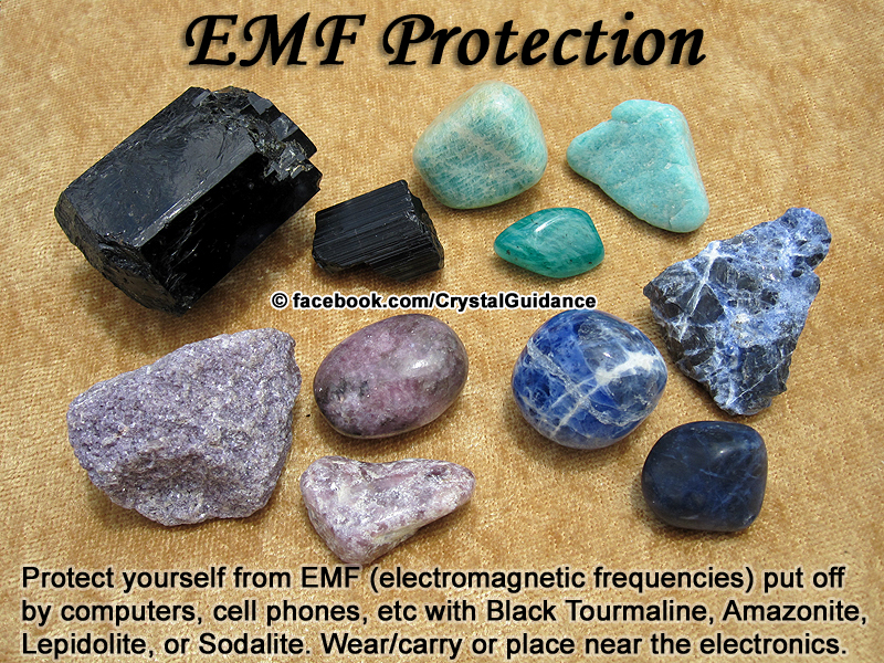 Crystals for EMF Protection
