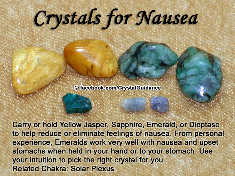 Crystals for Nausea