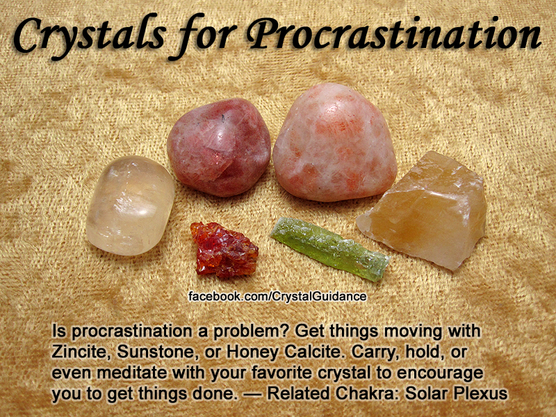 Crystals for Procrastination