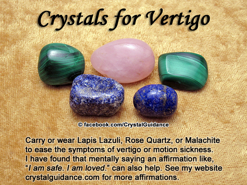 Crystals for Vertigo