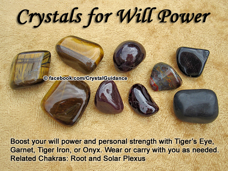 Crystals for Will Power